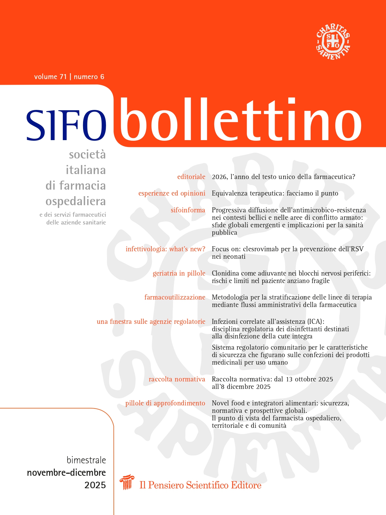 2025 Vol. 71 N. 6 Novembre-Dicembre